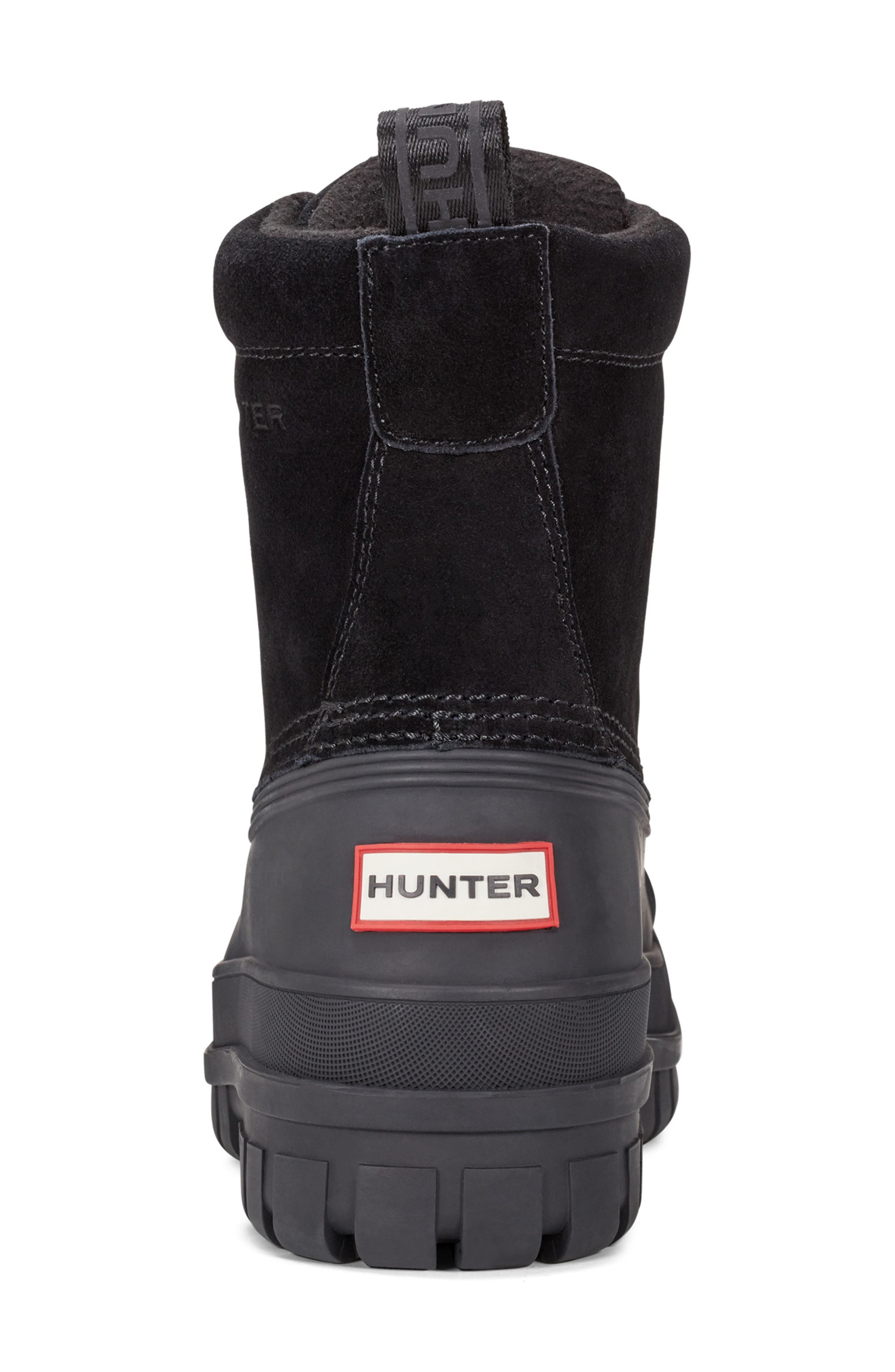 Hunter Sussex Insulated Waterproof Duck Boot, Alternate, color, Black/ Black/ Black
