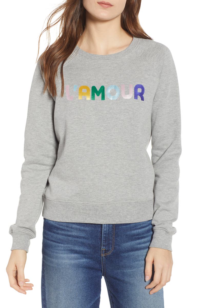 Rebecca Minkoff L'Amour Jennings Sweatshirt, Main, color,