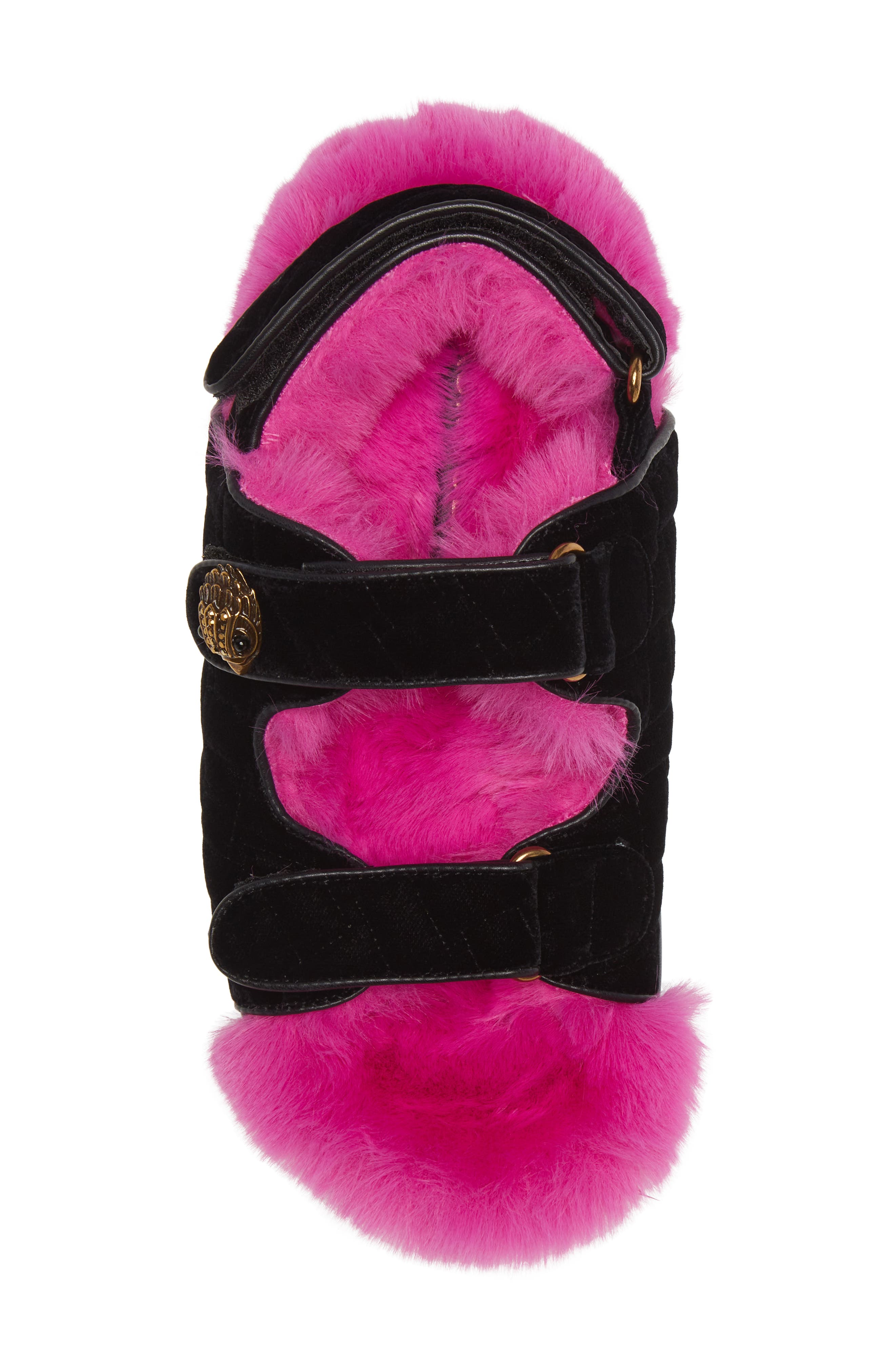 Kurt Geiger London Orson Faux Fur Slide Sandal, Alternate, color, 