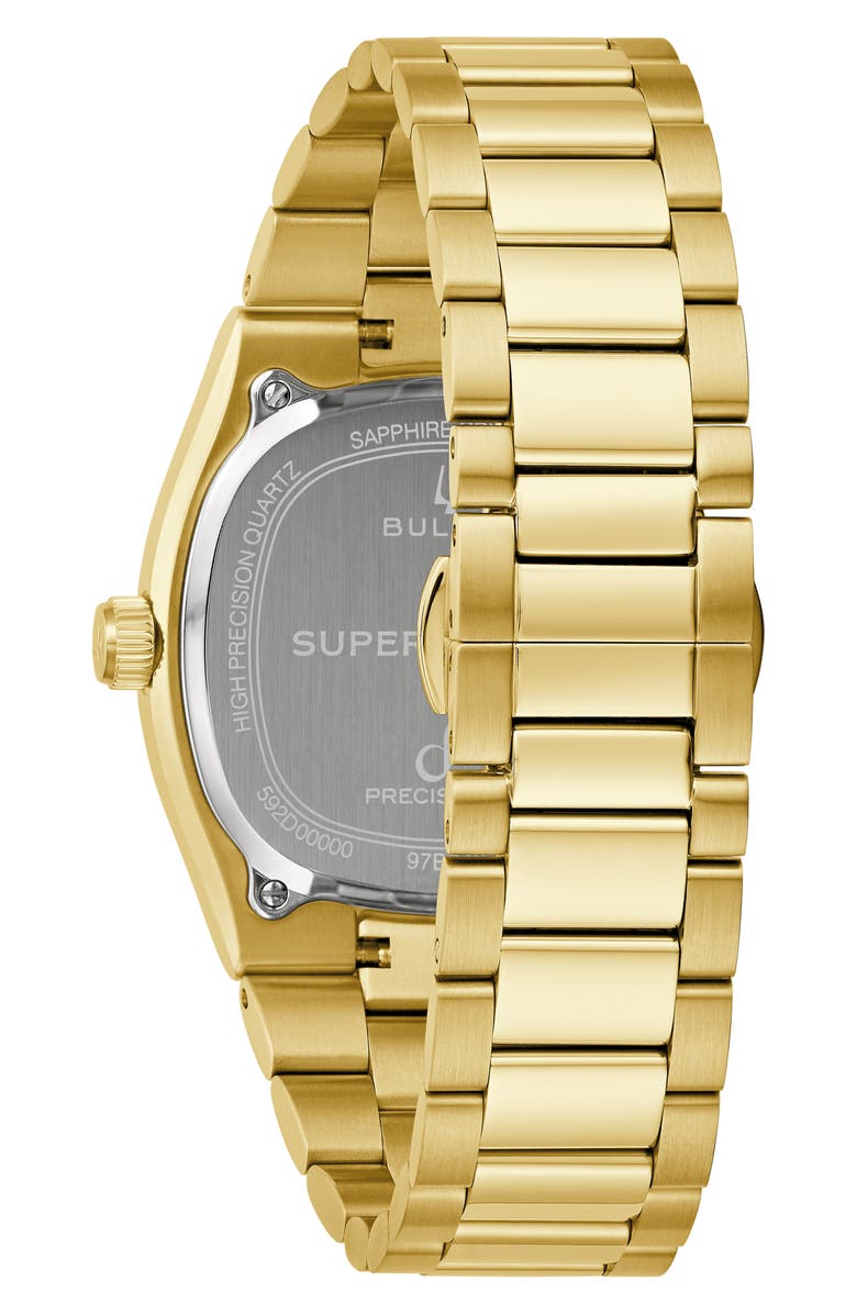 BULOVA Super Seville Goldtone Bracelet Watch, 37.5mm, Alternate, color, 