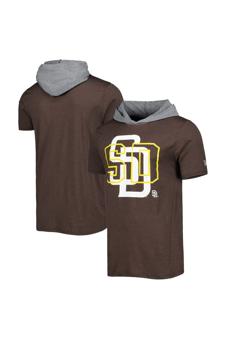 Men's New Era Brown San Diego Padres Team Hoodie T-Shirt, Main, color, Brown