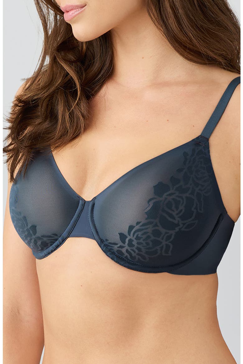 Confidence Boost™ Underwire Bra, Main, color, DARK SLATE