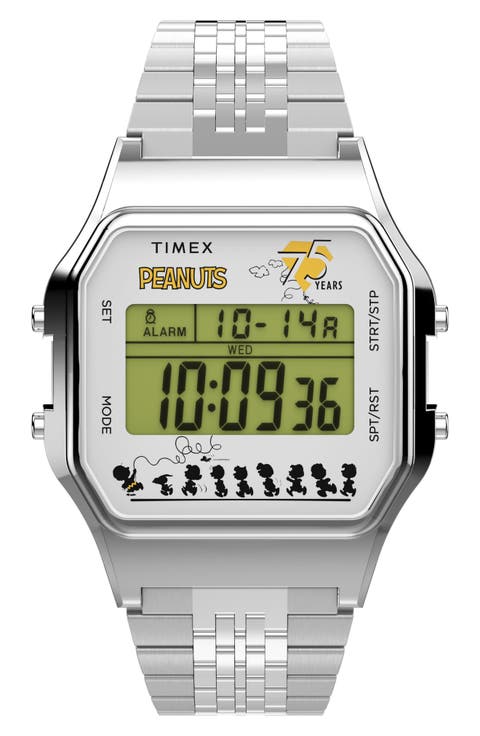 x Peanuts® T80 75th Anniversary Edition Bracelet Watch, 34mm