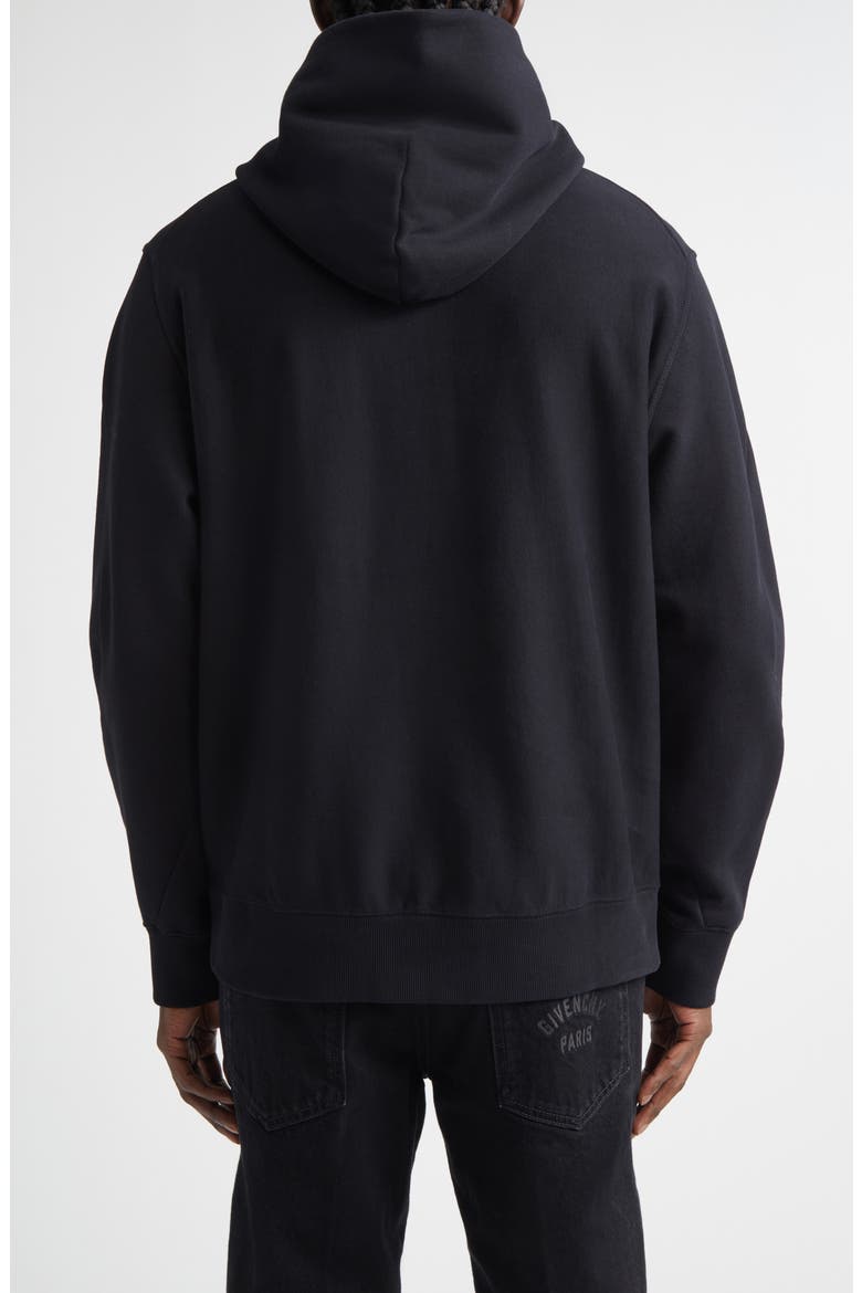 Regular Fit Couture Seam Hoodie, Alternate, color, BLACK