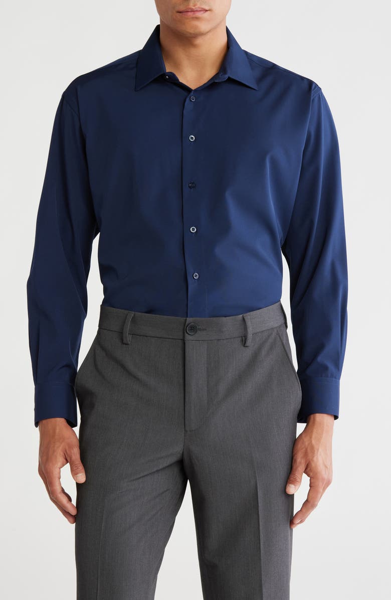 Nautica Regular Fit Dress Shirt, Main, color,