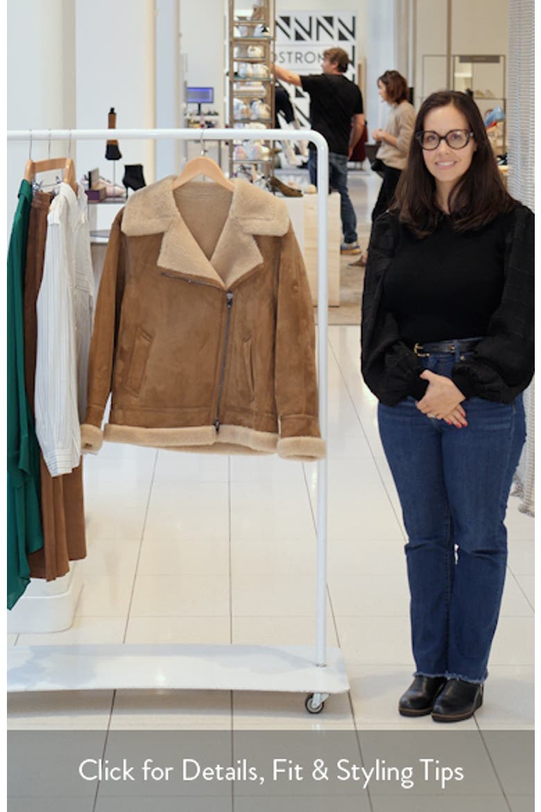 Faux Shearling Moto Jacket video
