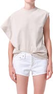 AGOLDE Corrine Asymmetric Tee