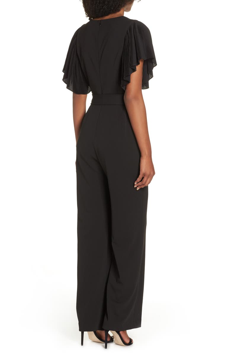 Eliza J Pleat Sleeve Jumpsuit, Alternate, color,