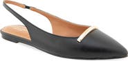Christian Siriano Kimbal Pointed Toe Slingback Flat
