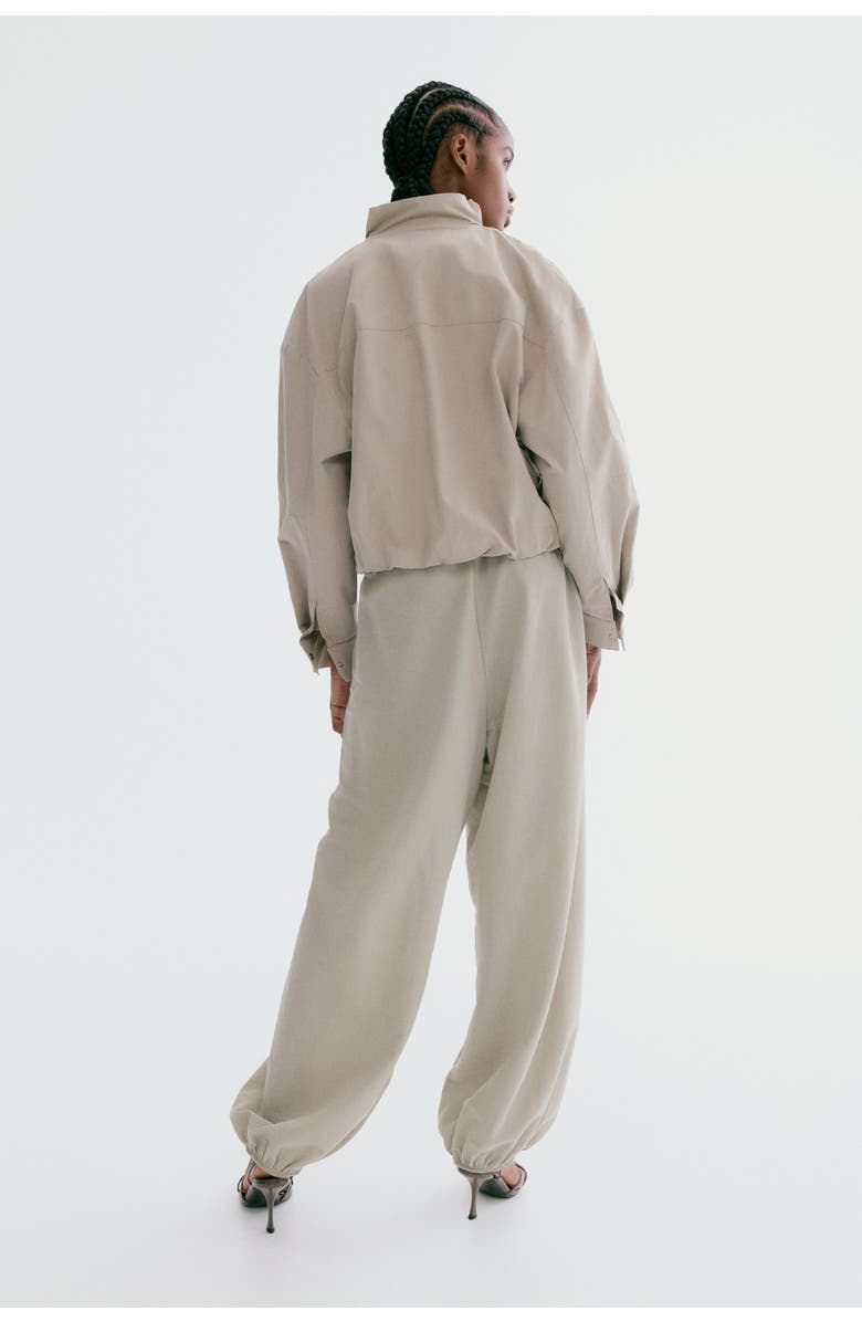 H&M Balloon-leg Joggers, Alternate, color, Beige