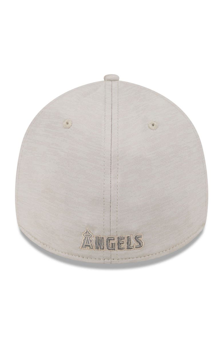 New Era Men's New Era  Cream Los Angeles Angels 2024 Clubhouse 39THIRTY Flex Fit Hat, Alternate, color, Cream