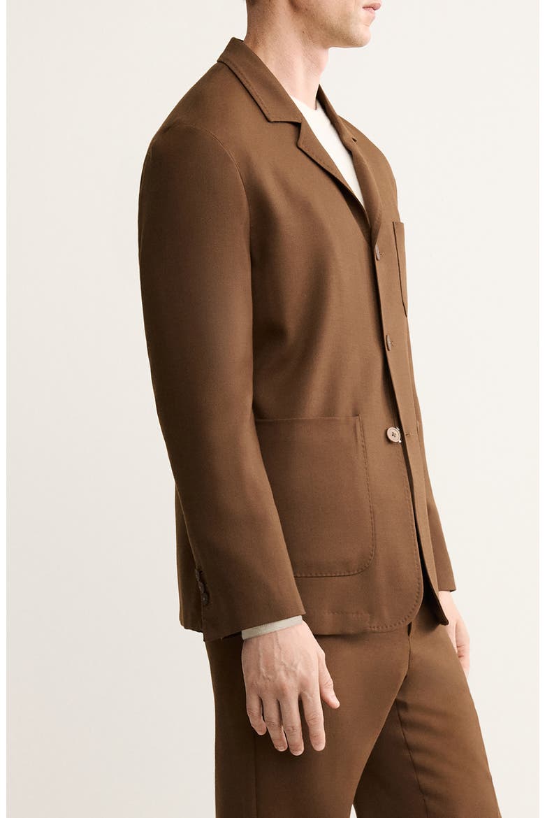 Wool Blend Sport Coat, Alternate, color, ORANGE BROWN