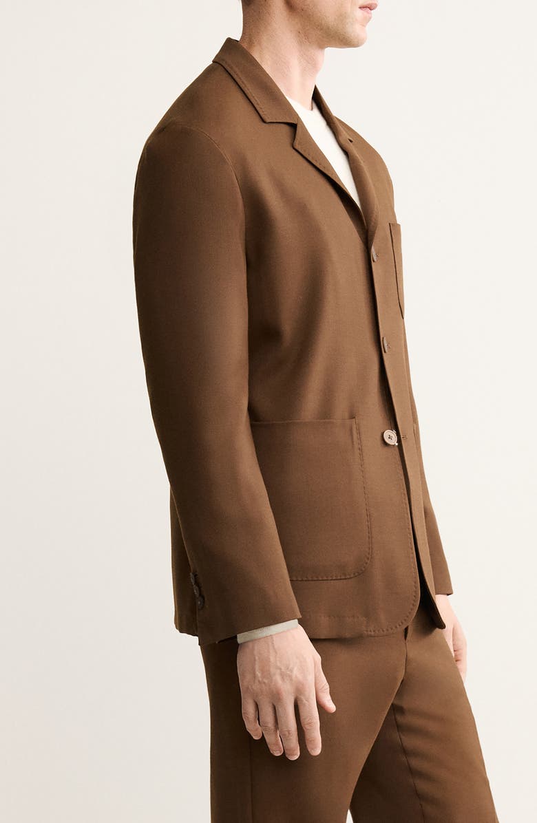 MANGO Wool Blend Sport Coat, Alternate, color, 