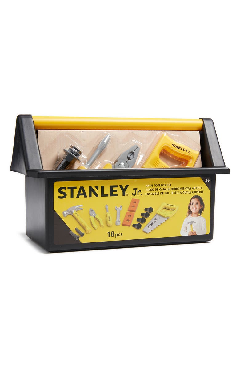 Stanley Jr. 20-Piece Toy Toolbox Set, Alternate, color, Yellow & Black
