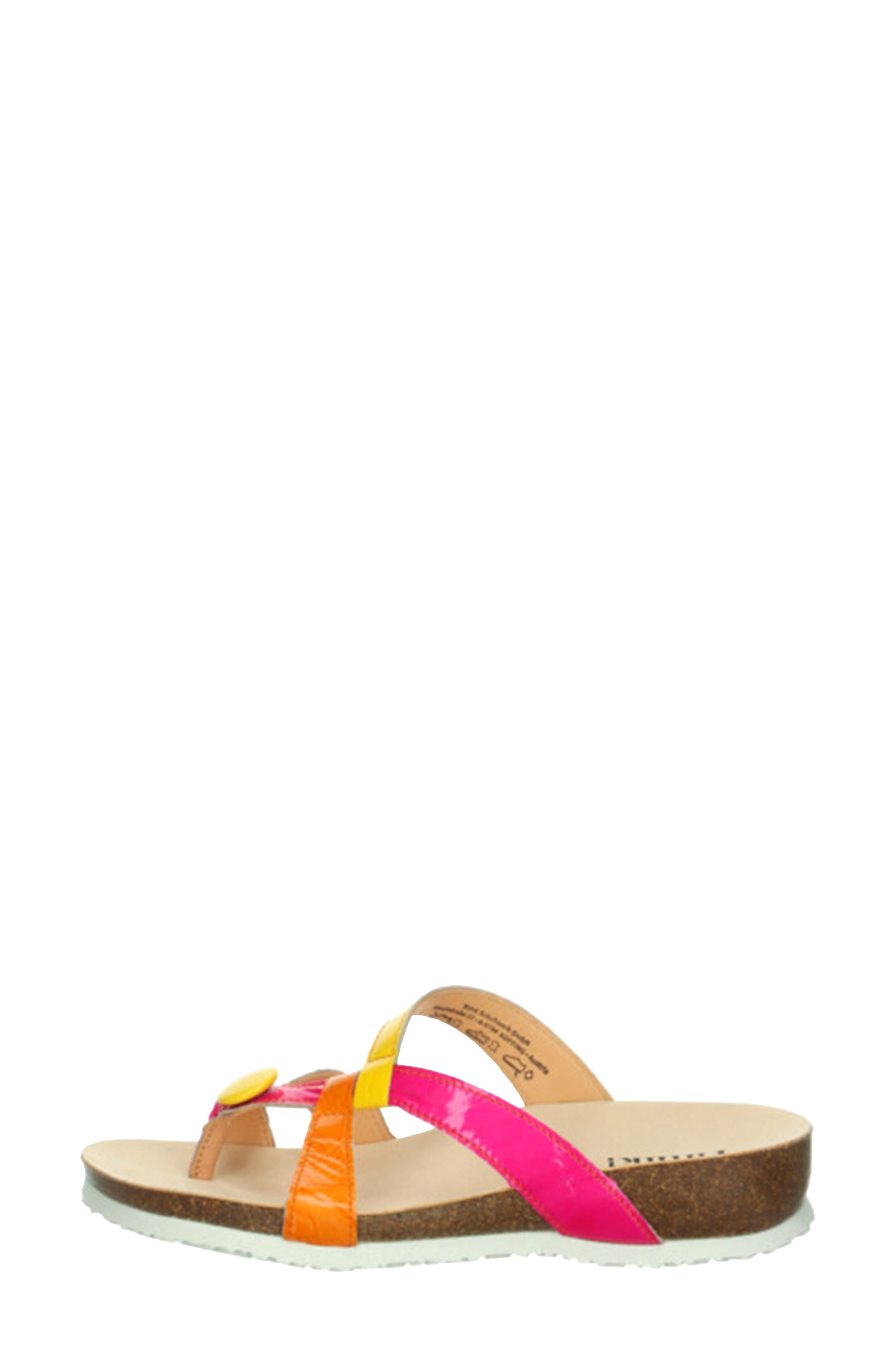 Think! 'Julia' Sandal, Alternate, color, Flamingo/Kombi