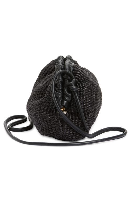 Mansur Gavriel Mini Cloud Woven Raffia Clutch