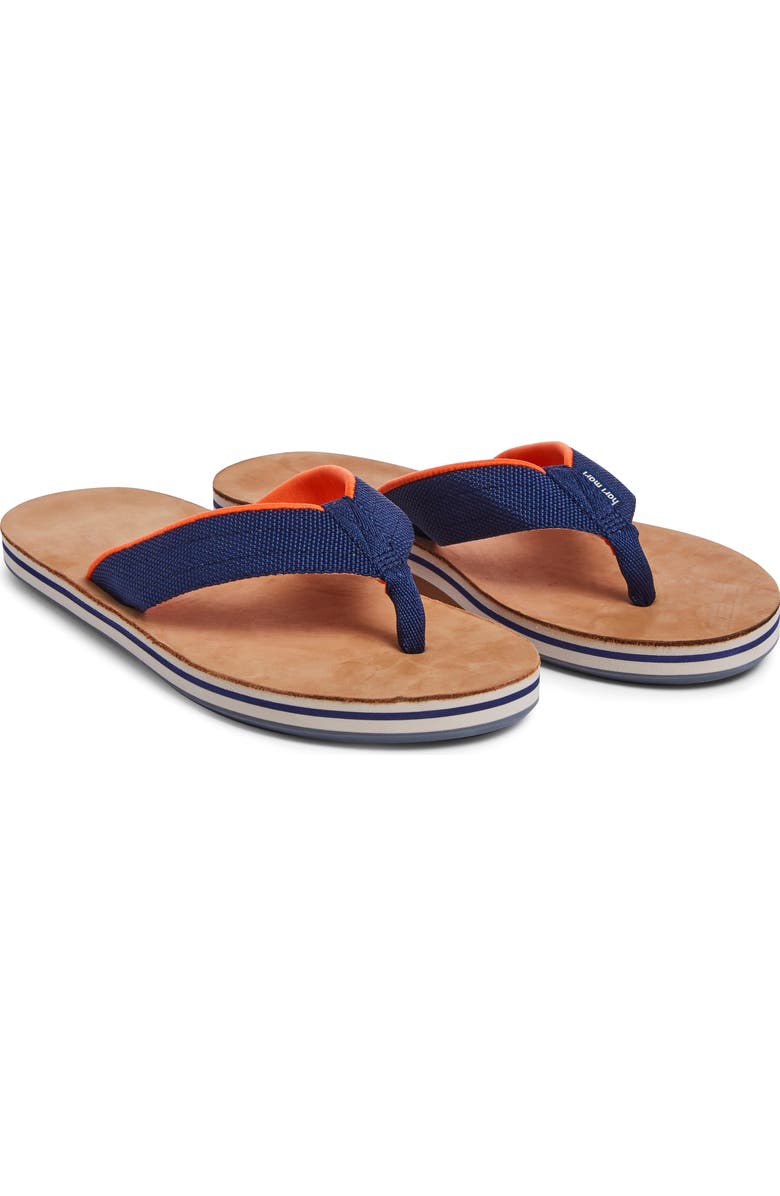 hari mari Scouts Flip Flop, Main, color, Navy/ Orange