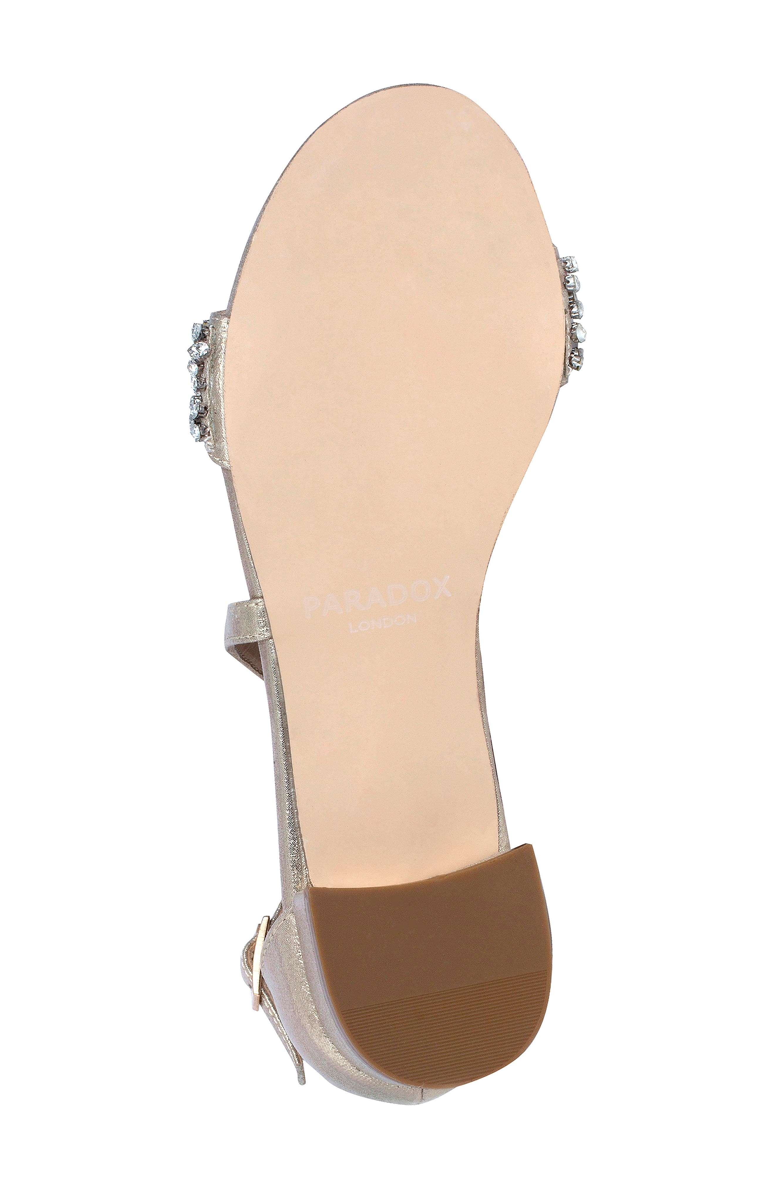Elyse Sandal, Alternate, color, CHAMPAGNE