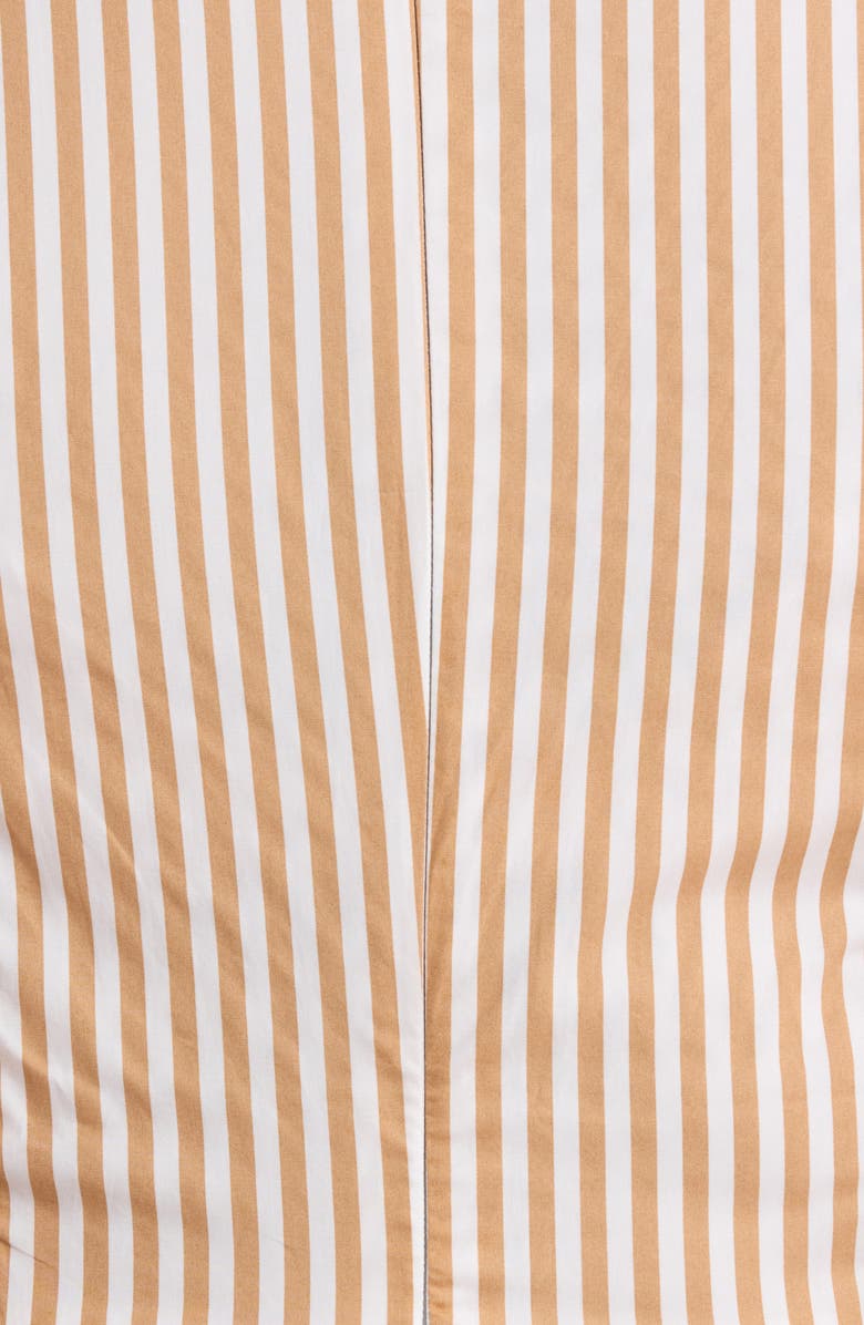 SUGARLIPS Luna Striped Fairness Midi Dress, Alternate, color, Taupe-Mult