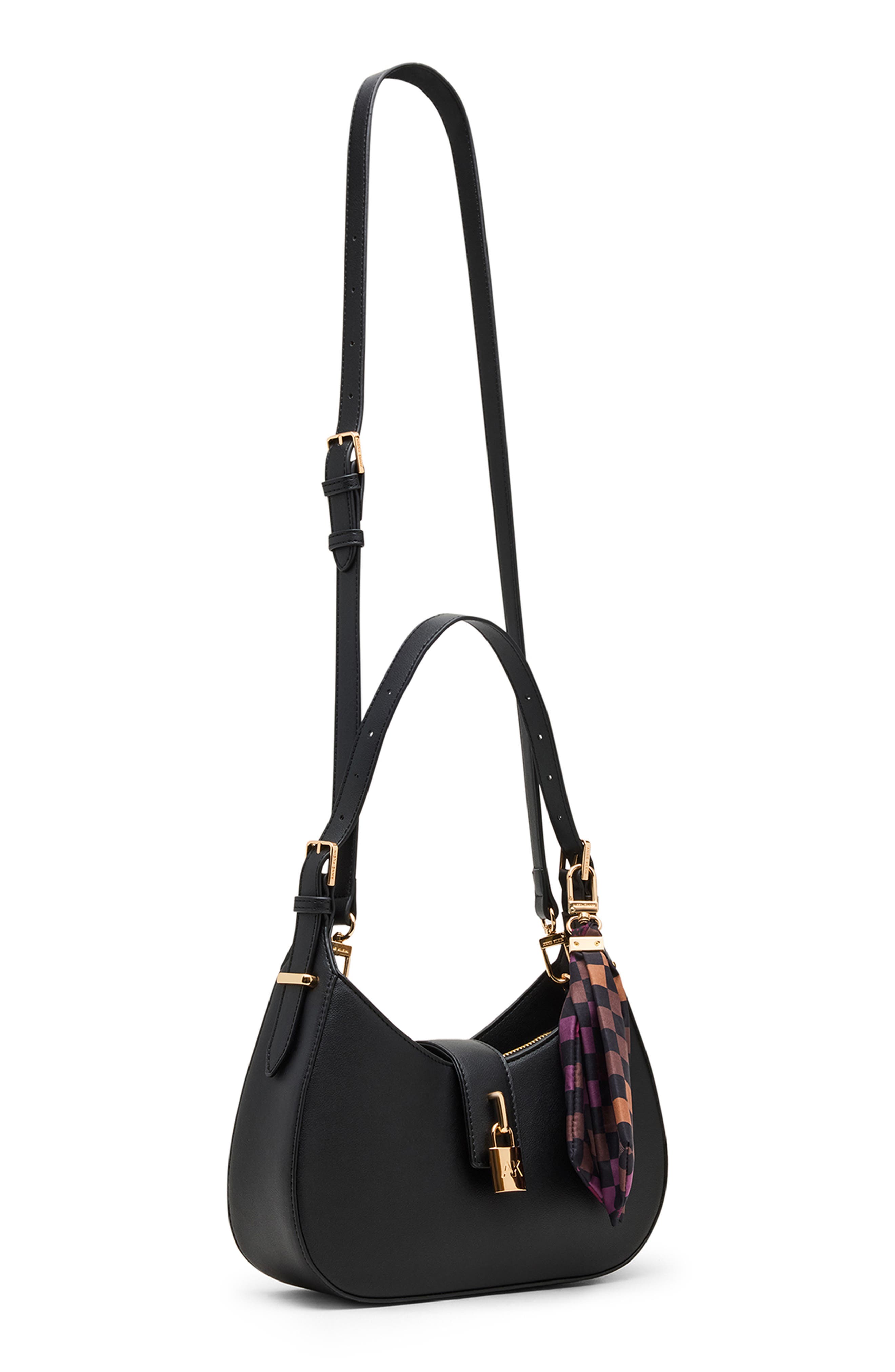 Anne Klein Curved Shoulder Bag, Alternate, color, 