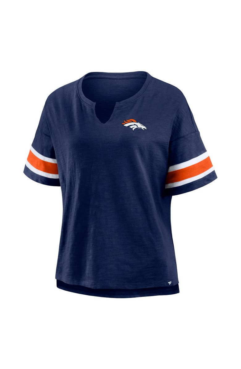 FANATICS Women's Fanatics Navy Denver Broncos Redzone Curl Route T-Shirt, Alternate, color, Navy