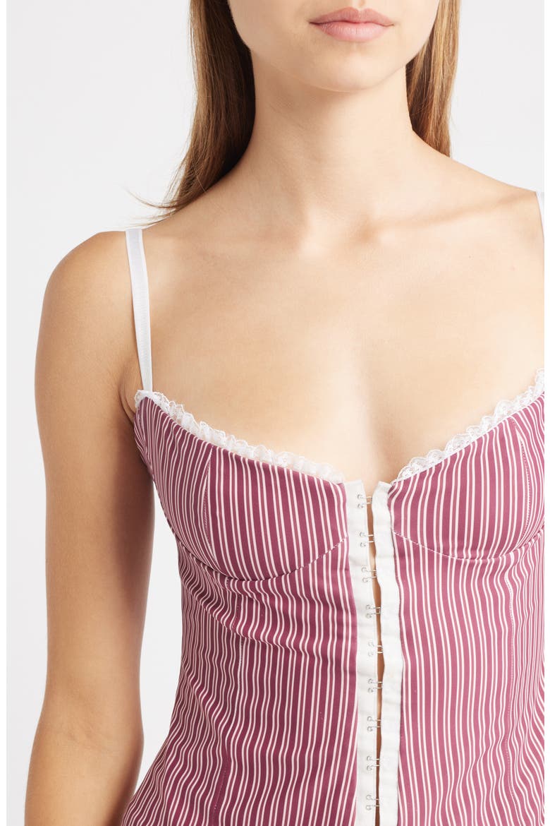 Caroline Stripe Camisole, Alternate, color, PINK STRIPED