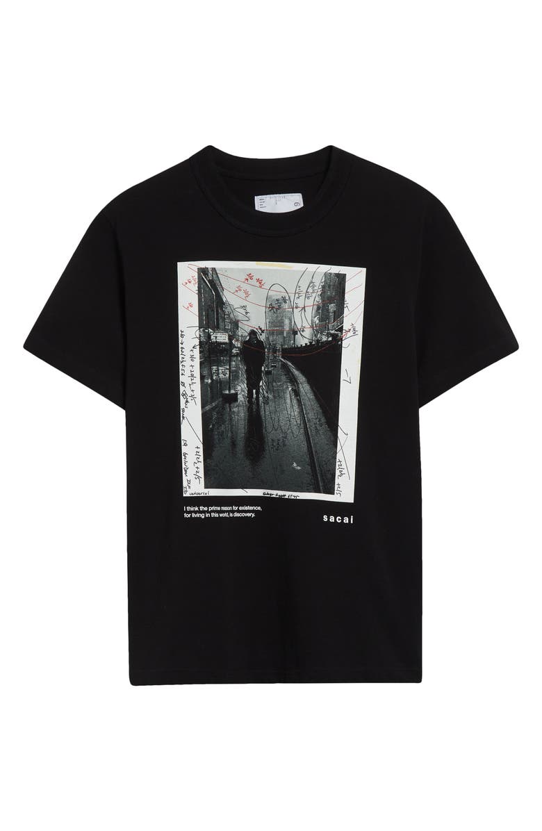 Sacai James Dean Cotton Graphic T-Shirt, Alternate, color, 