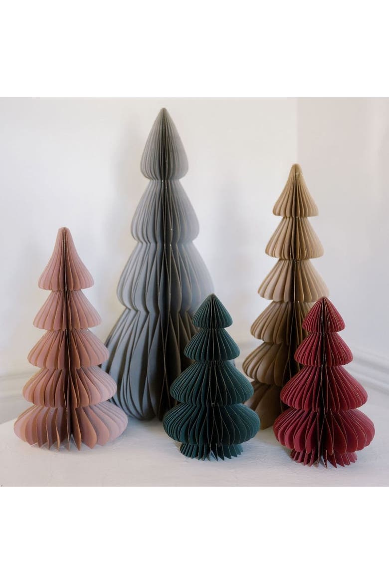 Assorted Paper Trees, Main, color, holiday colors