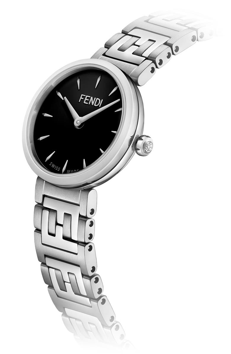 Fendi Forever Fendi Diamond Bracelet Watch, 19mm, Alternate, color,