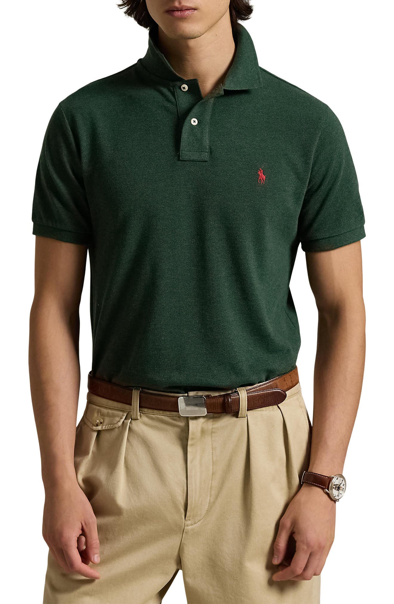 Polo Ralph Lauren Basic Solid Piqué Polo (Men) | Nordstromrack