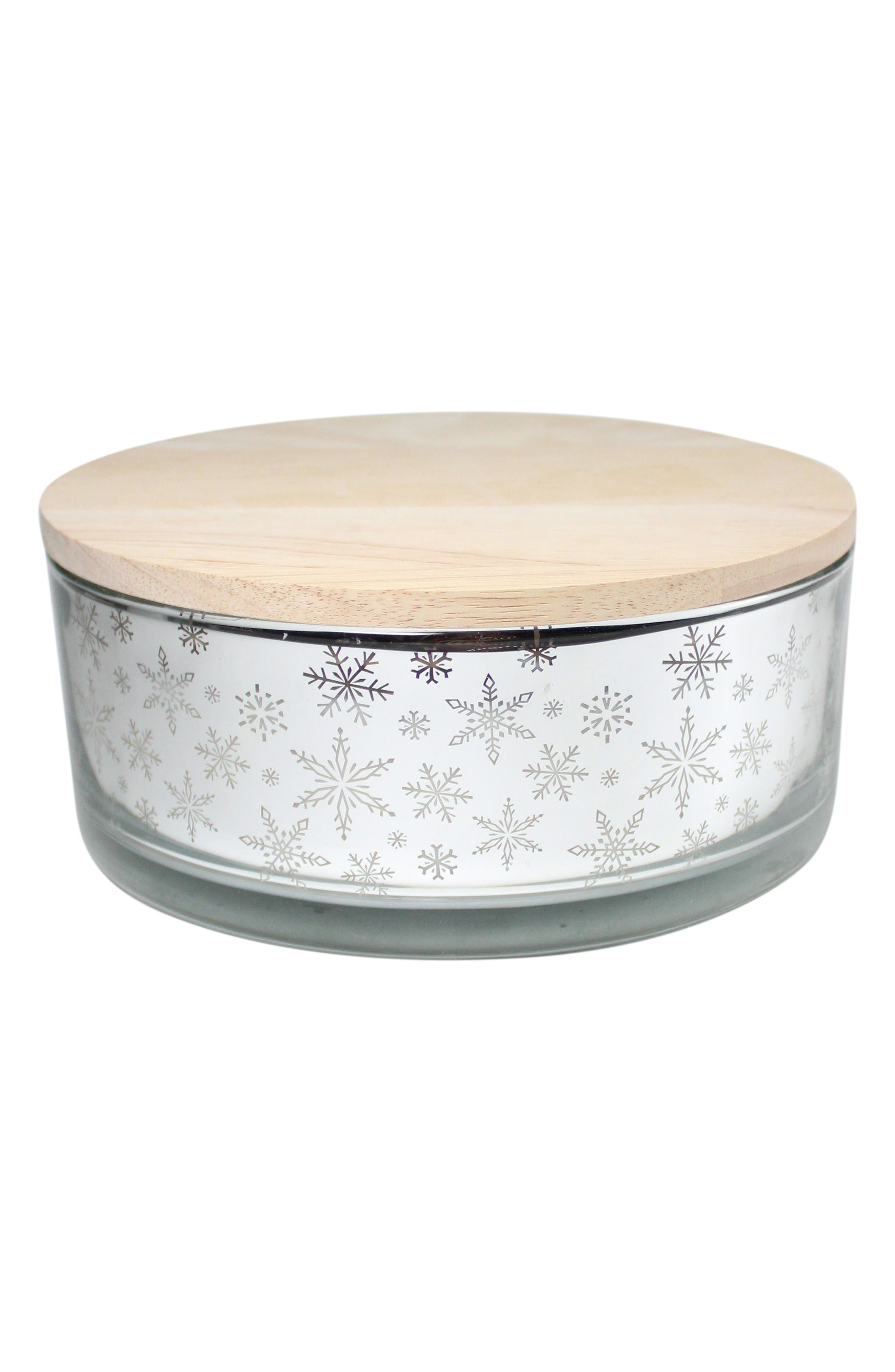 Spiced Pine Etched Electroplate Candle