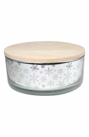 Spiced Pine Etched Electroplate Candle