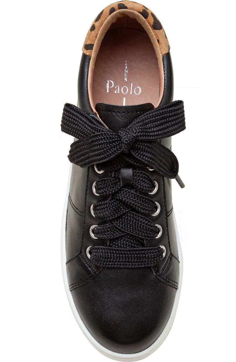 Linea Paolo Jill Platform Sneaker, Alternate, color, Black/ Cognac-Black