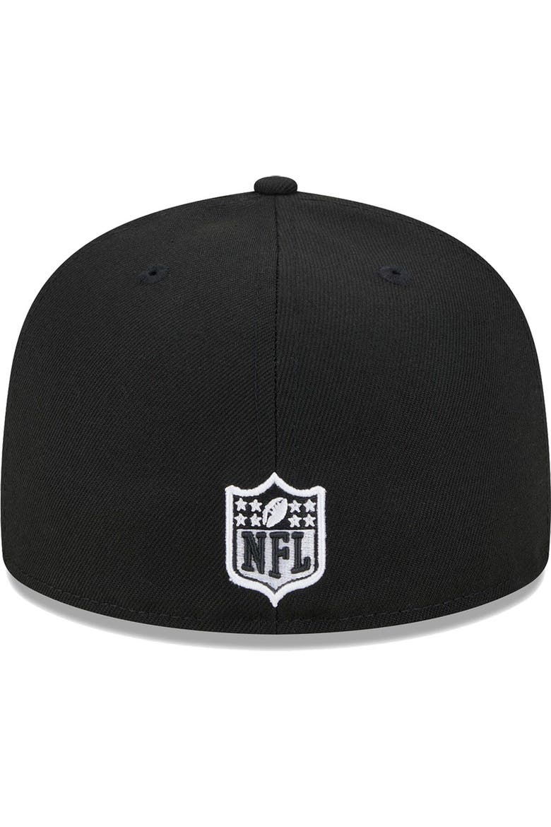 Men's New Era Black Dallas Cowboys  Main Patch 59FIFTY Fitted Hat, Alternate, color, Black