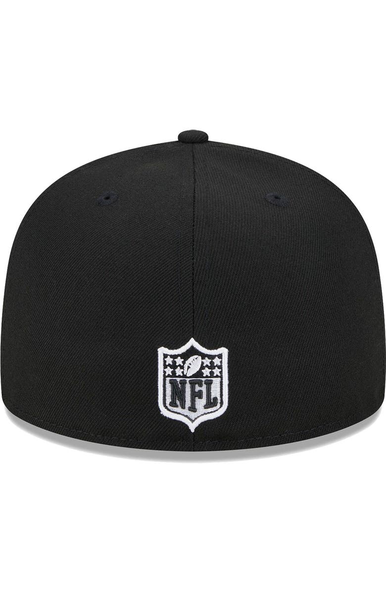 New Era Men's New Era Black Dallas Cowboys  Main Patch 59FIFTY Fitted Hat, Alternate, color, Black