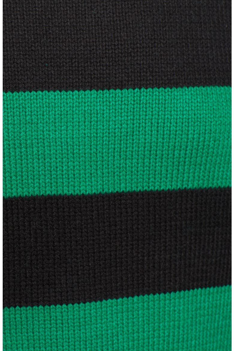 Destroyed Stripe Sweater, Alternate, color, GREEN/ BLACK