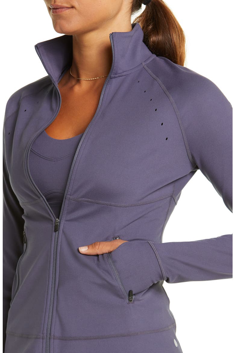Performance Jacket, Alternate, color, GREY STONE