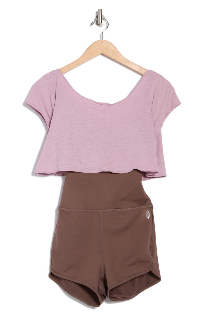 Free People Twist & Shout Romper, Alternate, color,