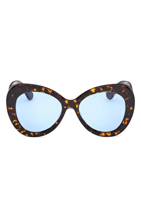 56mm Round Sunglasses