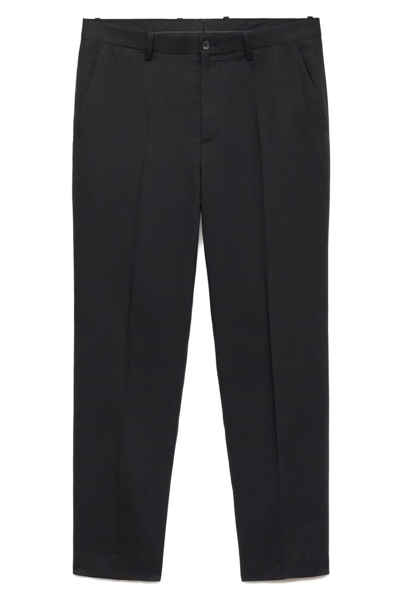 Straight Leg Pants, Alternate, color, BLACK