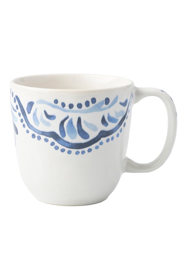 Wanderlust Collection - Iberian Journey Ceramic Coffee/Tea Cup, Alternate, color, INDIGO