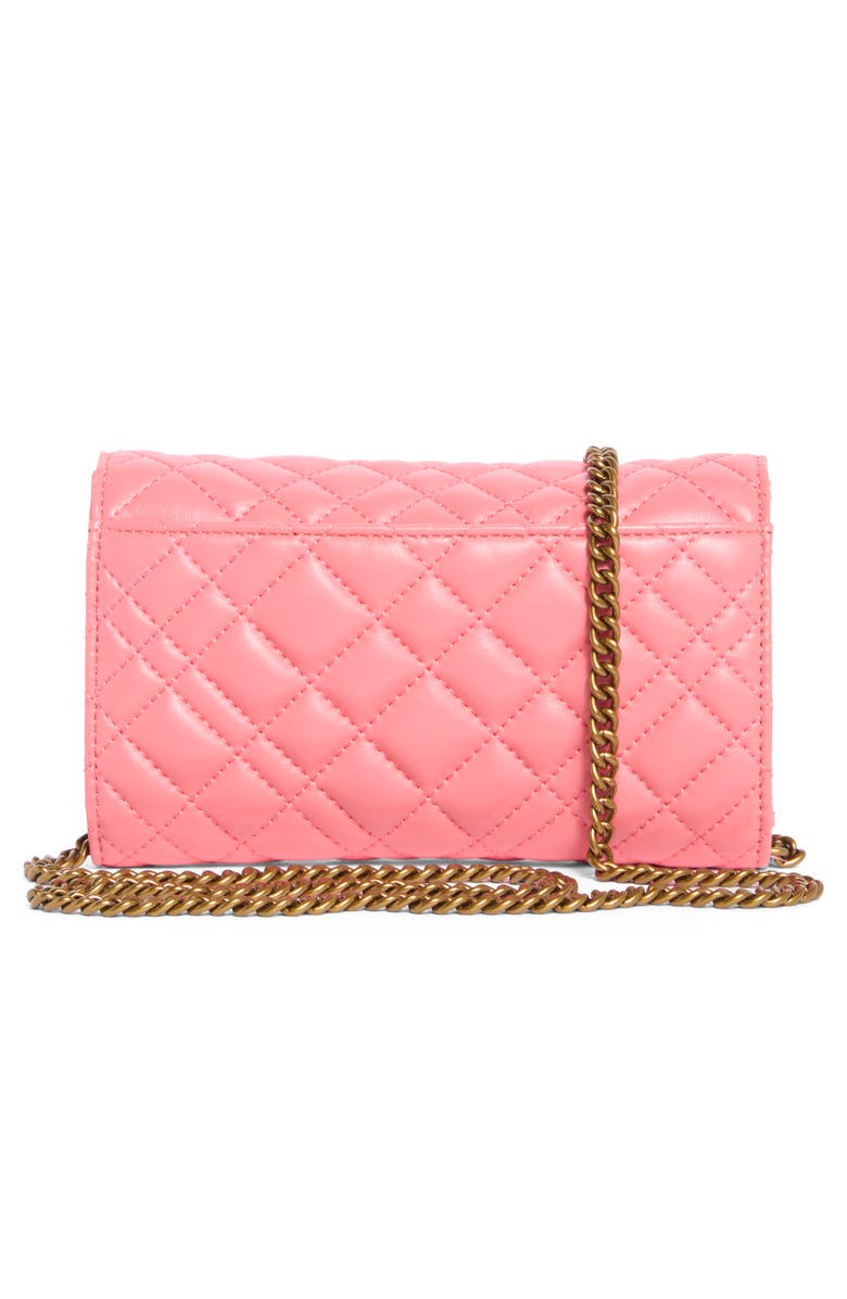 Kurt Geiger London Brixton Wallet on a Chain, Alternate, color, Open Pink