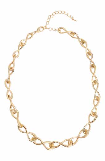 Infinity Link Collar Necklace