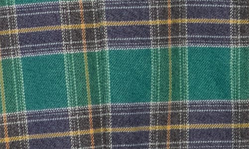 Cissa The Bib Plaid Cotton Button-up Shirt In Green