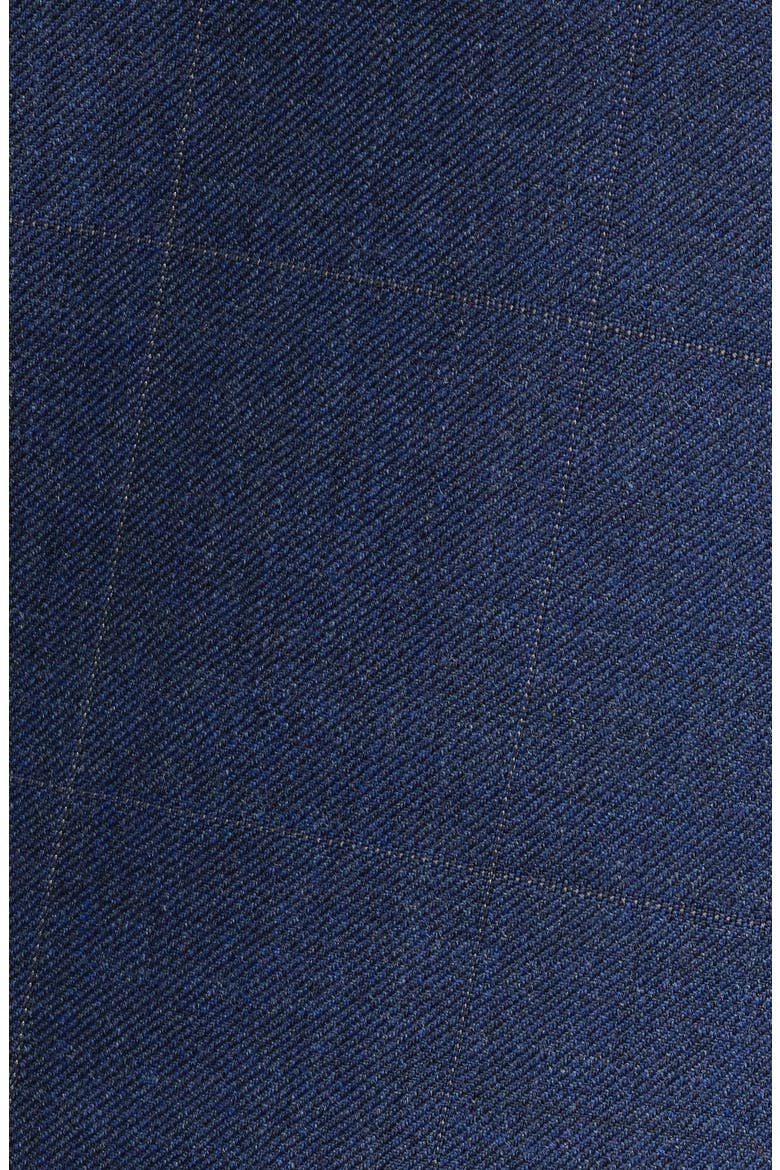 Navy Windowpane Check Wool Blend Suit Jacket, Alternate, color, NAVY