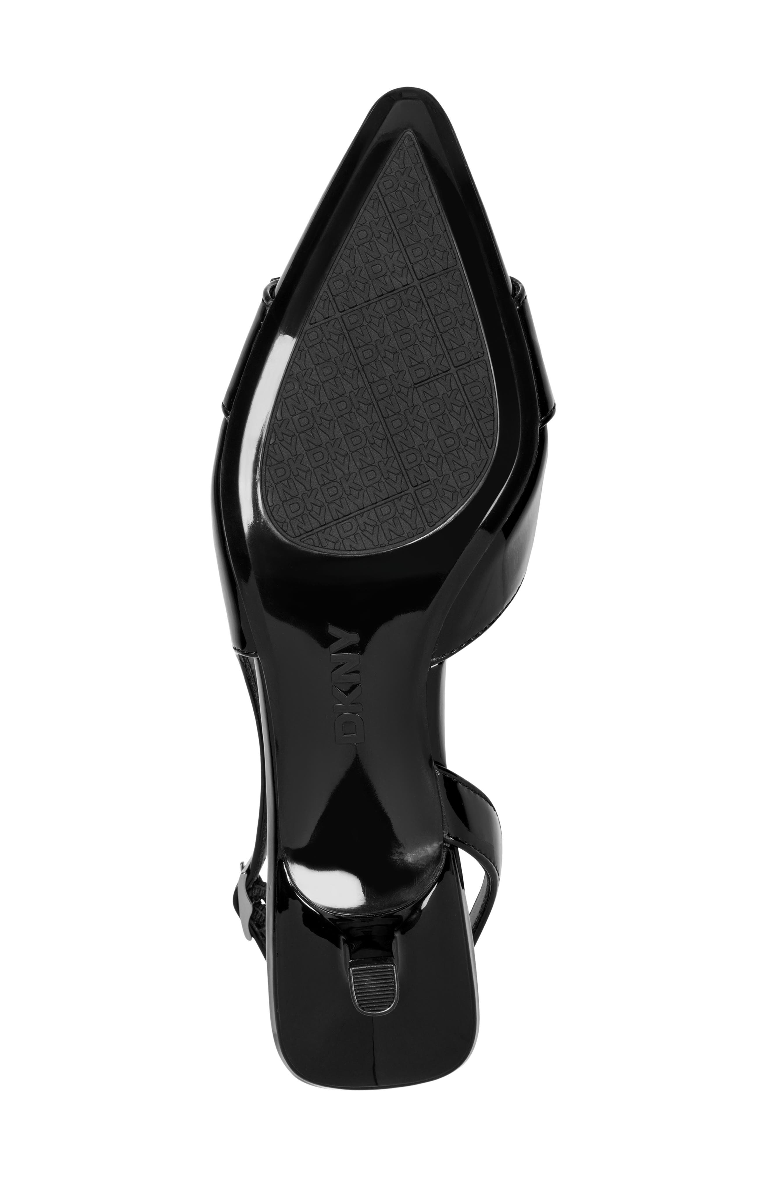 DKNY Naylor Pointed Toe Slingback Pump, Alternate, color, Black