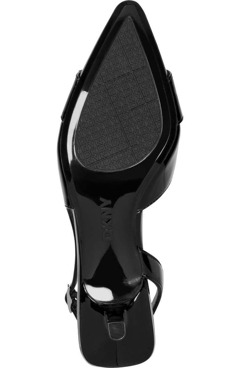 DKNY Naylor Pointed Toe Slingback Pump, Alternate, color, Black