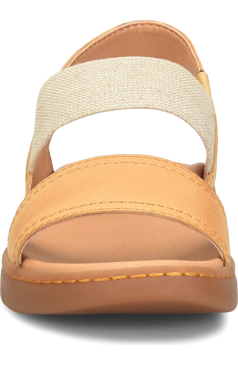 Børn Amabel Sandal, Alternate, color, Yellow Leather