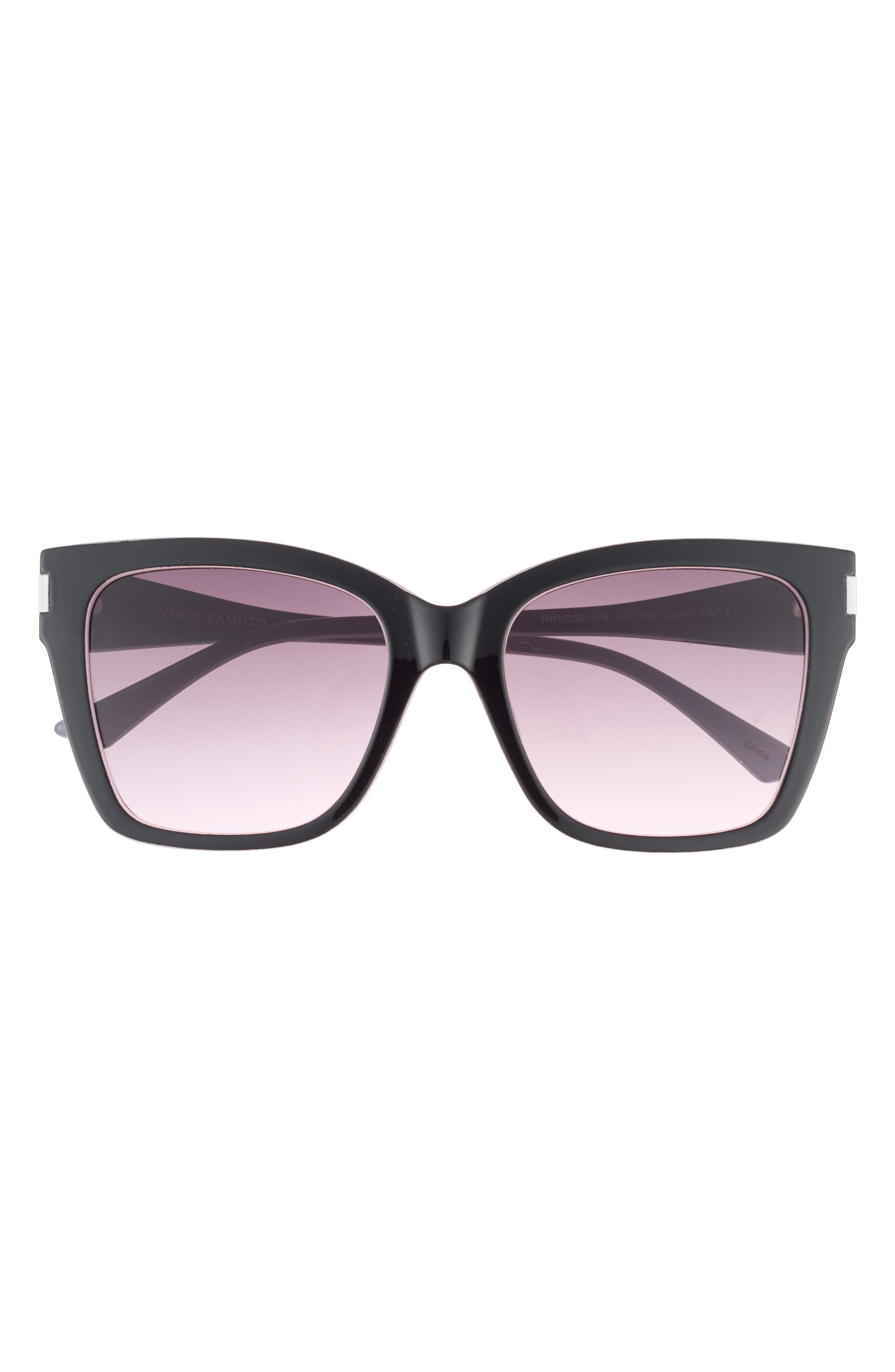 Vince Camuto 56mm Gradient Square Sunglasses