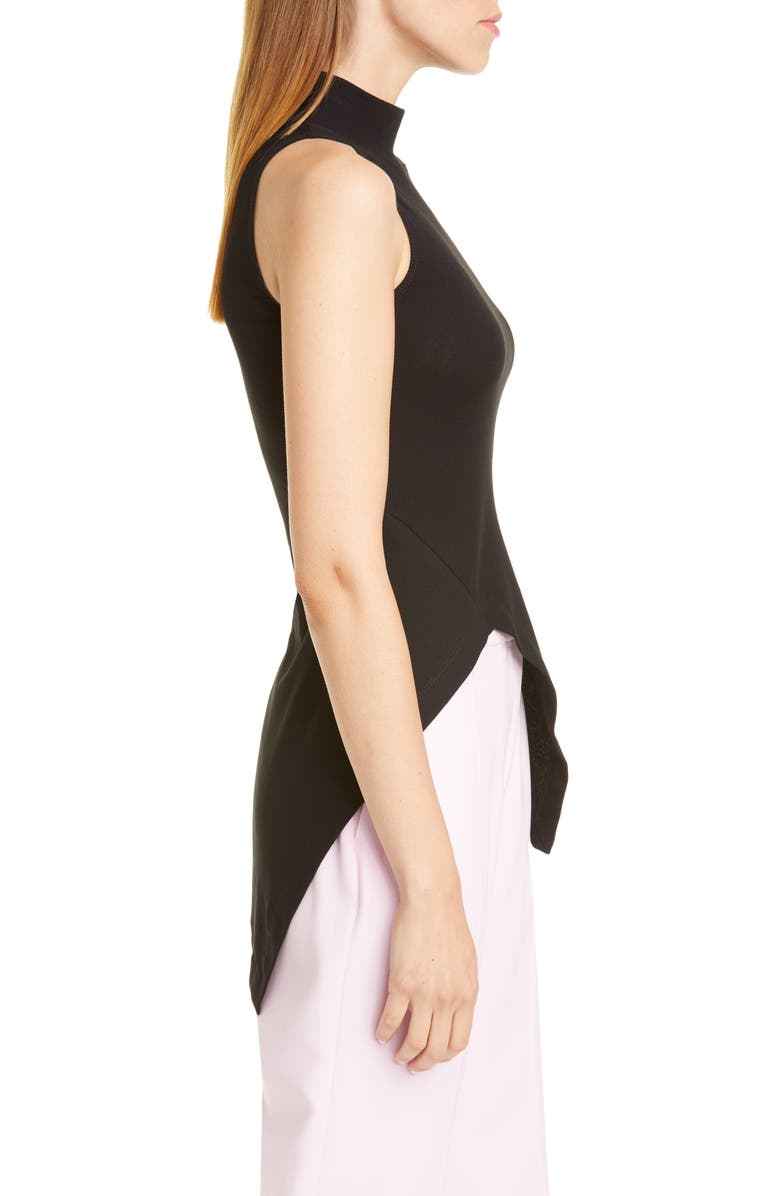 Rosetta Getty Asymmetrical Jersey Top, Alternate, color,